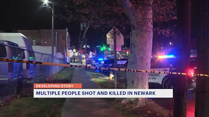 Story image: Adult and child killed, 3 others injured in Newark shooting