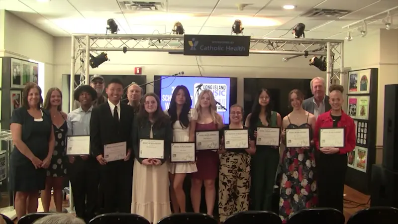 Story image: 10 Long Island high schoolers receive scholarships from Long Island Music and Entertainment Hall of Fame