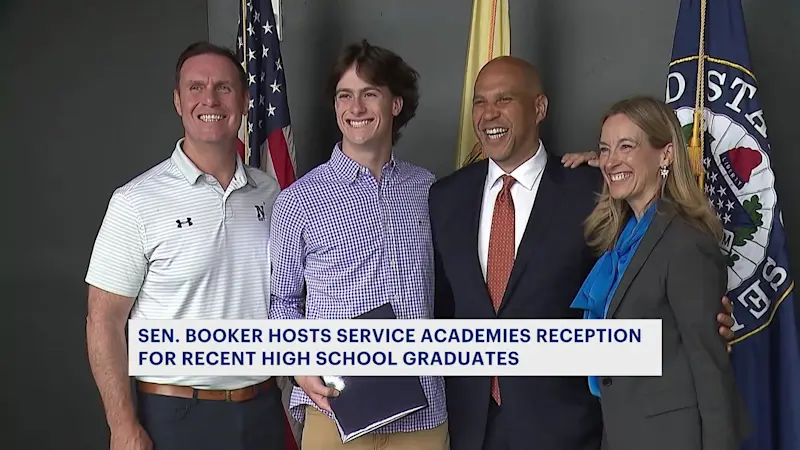 Story image: Students nominated to attend service academies honored in Newark