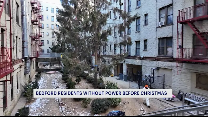 Story image: Bedford Park residents still without power days before Christmas