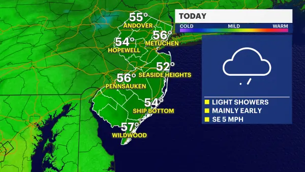 Rainy Mother’s Day with clouds and chilly temperatures