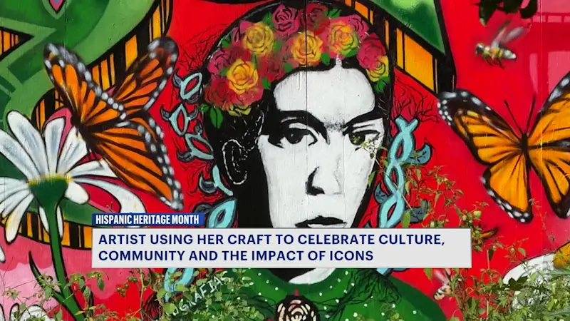 Story image: Bronx artist uses murals to honor cultural icons during Hispanic Heritage Month