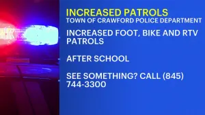 'Inappropriate' behavior by students causes increase in Crawford police patrols