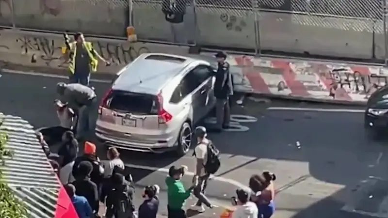 Story image: Federal agencies to investigate ICE involved shooting in the Bronx; protestors demand answers