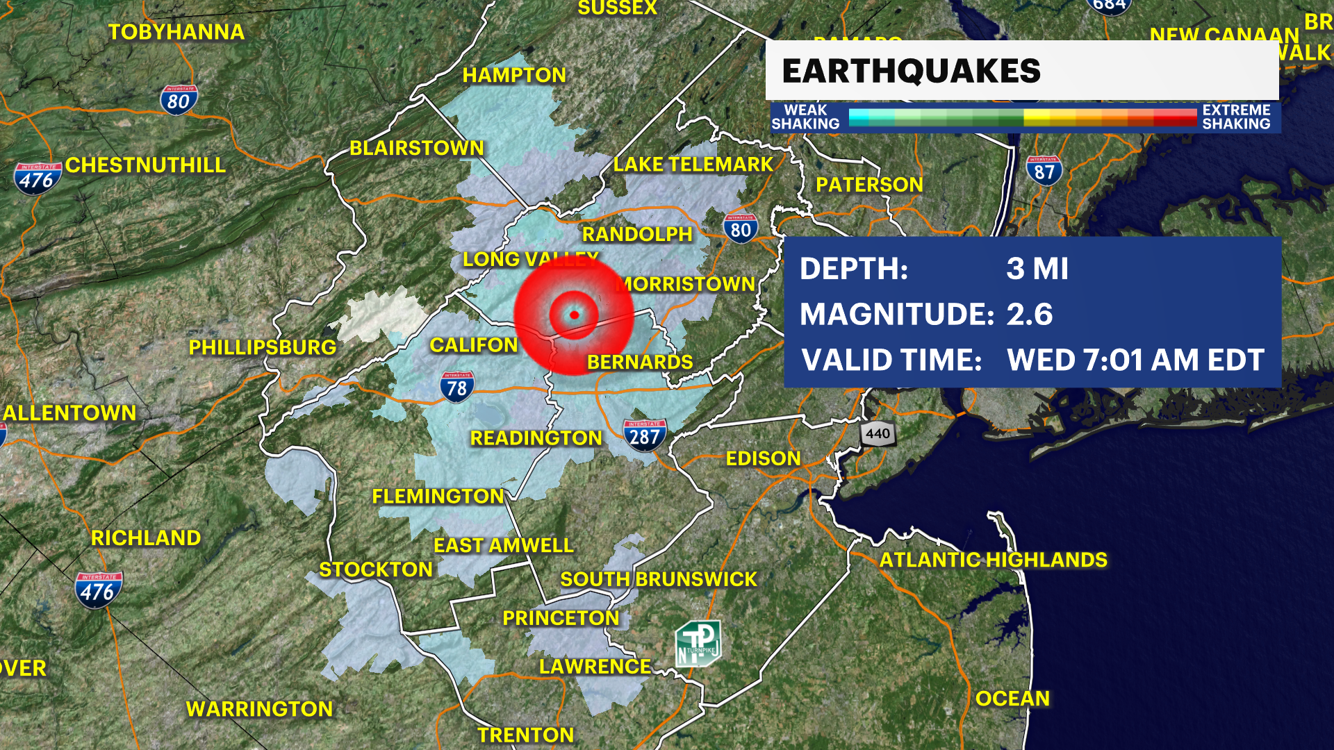 ‘Sounded like a truck was driving by’ 2.6 magnitude aftershock hits Gladstone, USGS says