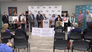 Families who have lost loved ones to overdoses call for action on Fentanyl Awareness Day