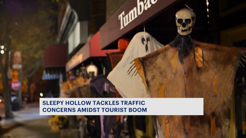 Story image: Big crowds in Sleepy Hollow prompt new plans to handle traffic during Halloween season