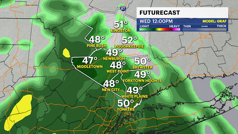 Story image: STORM WATCH: Big changes arrive starting Wednesday, sunny and breezy today