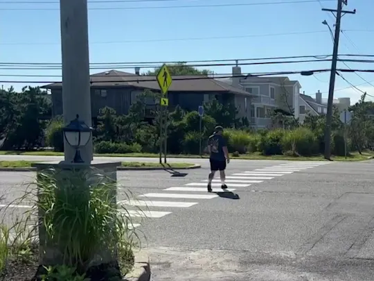 Cops in Crosswalks