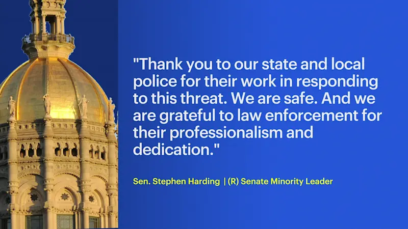 Story image: ‘We are safe.’ Sen. Harding releases statement following bomb threat targeting his home in Brookfield