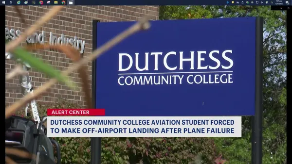 Dutchess Community College aviation student makes emergency landing in campground