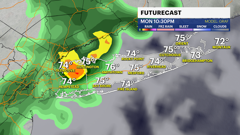 Story image: STORM WATCH: Storms possible on Long Island with more chances overnight