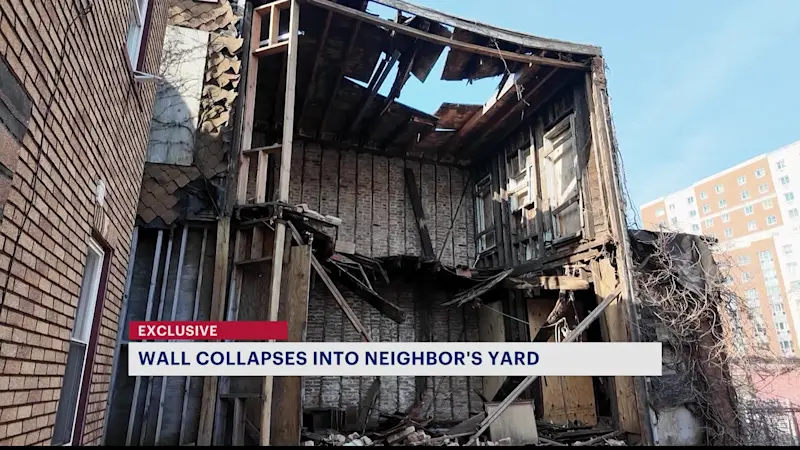 Story image: Exclusive: Building partially collapses into neighbor’s backyard in Hunts Point