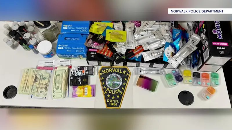 Story image: Police: Bronx man arrested in drug bust at Norwalk smoke shop 