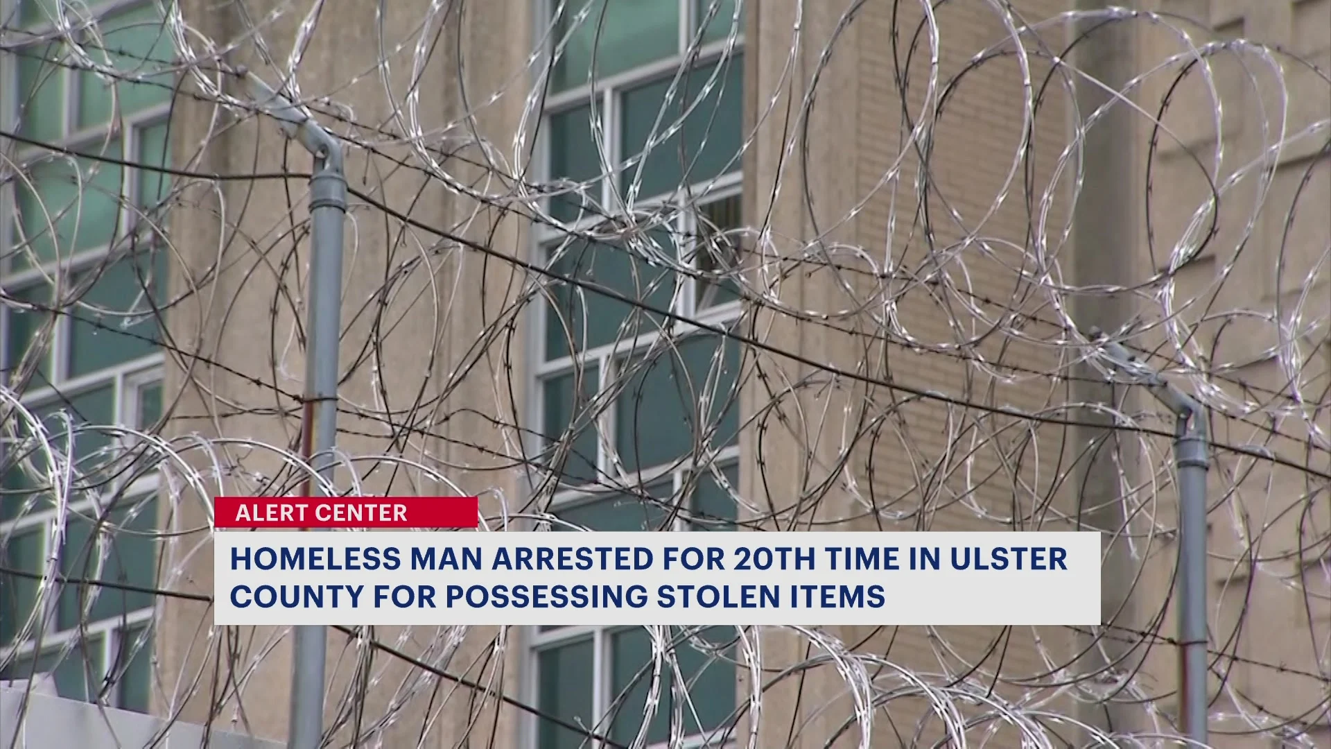 Homeless man arrested for 20th time in Ulster County for possessing stolen items