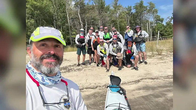 Story image: Jersey Proud: Group kayaks to Washington, D.C. as part of fundraiser
