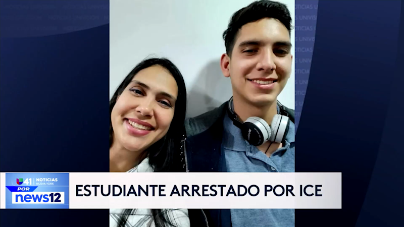 Story image: Univision 41 News Brief: Denuncian que joven migrante venezolano y estudiante de escuela en NYC es detenido por ICE