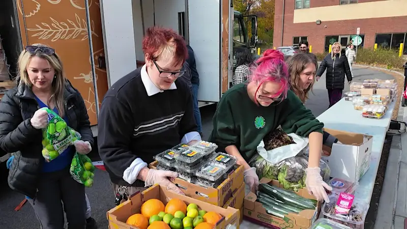 Story image: Mobile food pantry helping fight food insecurity at college