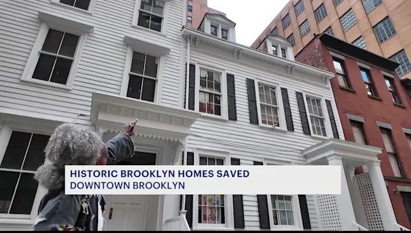 Landmark homes in Downtown Brooklyn spared from high-rise development - for now