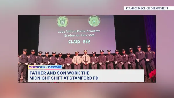 Stamford PD's father-son duo making a difference together