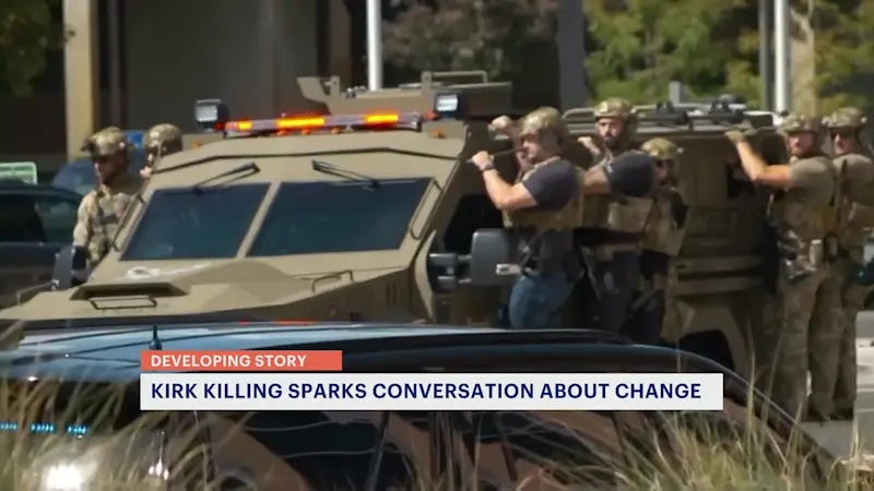 Story image: New Jersey residents react to assassination of conservative activist Charlie Kirk