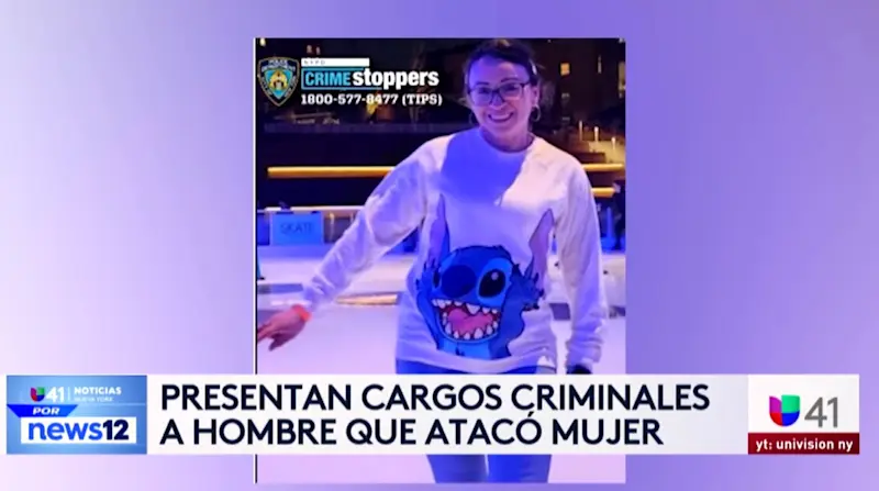 Story image: Univision 41 News Brief: Presentan cargos criminales a hombre que atacó mujer hispana
