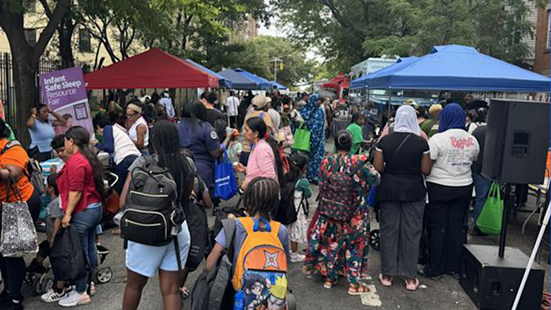 Story image: News 12 The Bronx holds back-to-school celebration