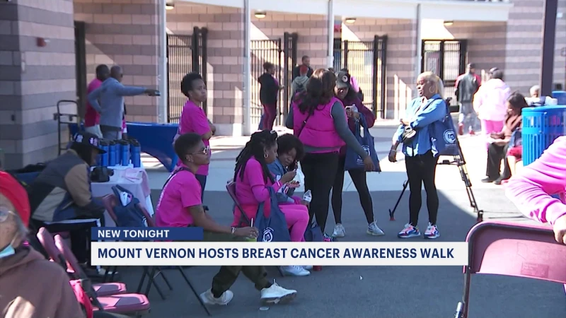 Story image: Mount Vernon Breast Cancer Awareness Walk highlights high mortality rate among Black women