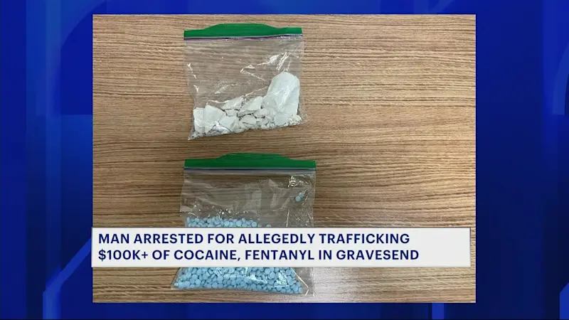 Story image: Man indicted after over $100k of cocaine, fentanyl seized during raid of Gravesend drug trafficking site