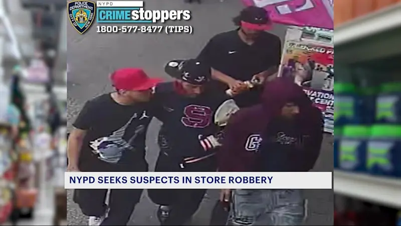 Story image: NYPD: 4 men wanted for robbery at Fordham discount store