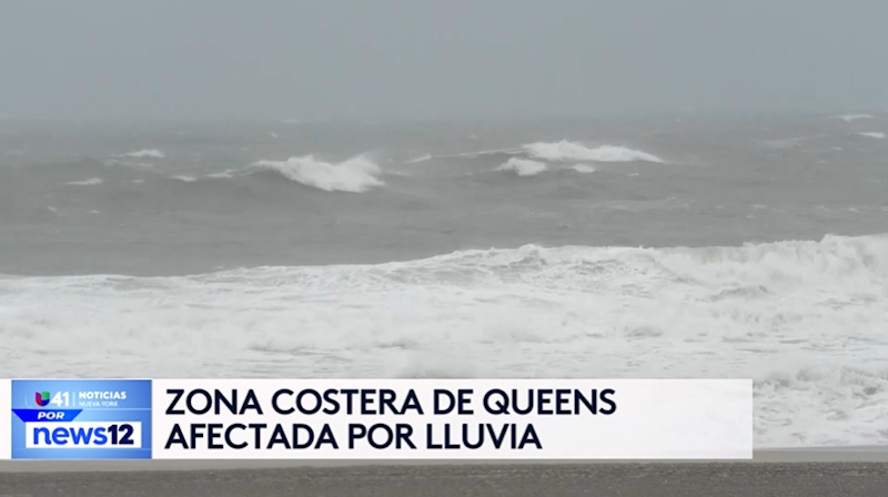 Story image: Univision 41 News Brief: Zona costera de Queens afectada por lluvia