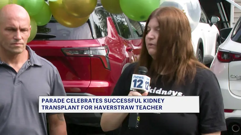 Story image: The gift of Life: Haverstraw kidney transplant recipient celebrated with parade