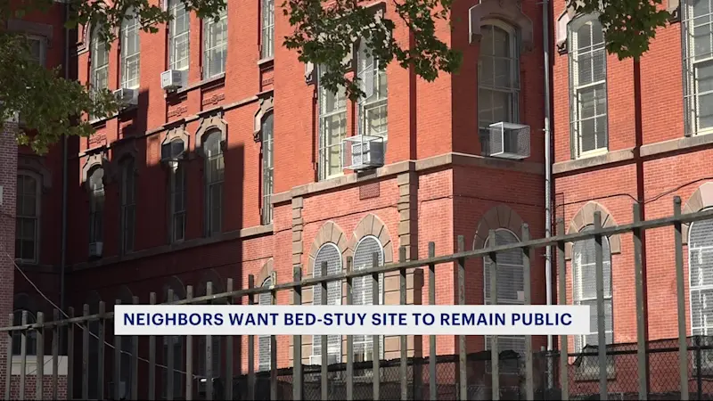 Story image: Bed-Stuy neighbors push back on plan to turn high school lot into affordable housing