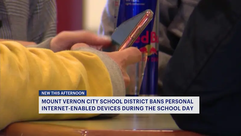 Story image: Mount Vernon schools ban phones, other smart devices from classrooms