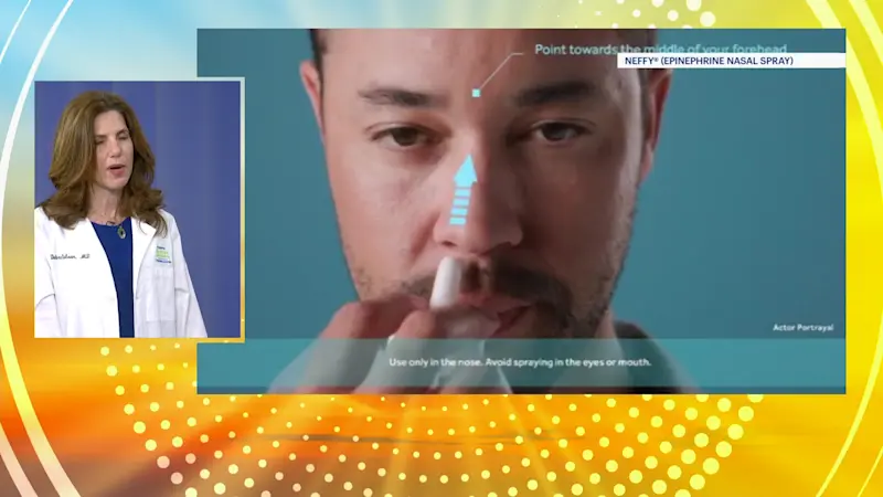 Story image: New nasal spray offers needle-free allergy relief as school season nears