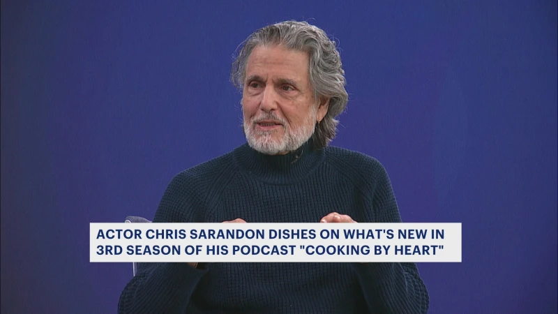 Story image: Chris Sarandon, host of 'Cooking By Heart,' joins News 12 to talk about the show's 3rd season