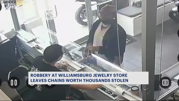 NYPD: Williamsburg jewelry store robbed in broad daylight; incident caught on camera