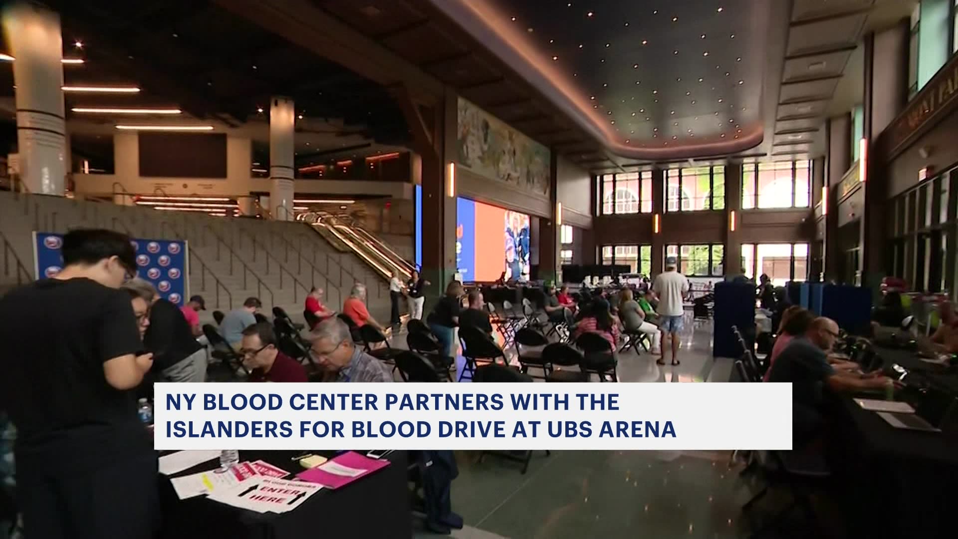 New york islanders ny blood center team up for blood drive