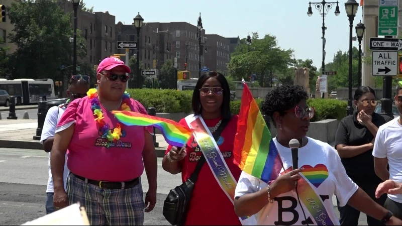 Story image: Revelers rejoice in Bronx Pride March on Grand Concourse