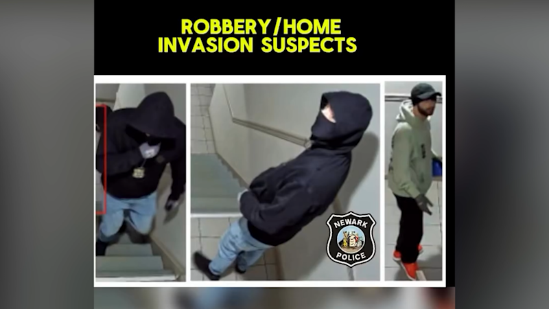 Story image: Man arrested, 3 others sought in Newark home invasion involving fake FBI agents