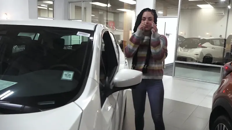 Story image: Wisconsin woman found racial slur on her oil change sticker. Inwood dealership gifted her an electric car