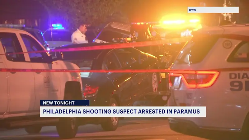 Story image: Police: Man wanted for shooting Philadelphia school safety officer arrested in Paramus