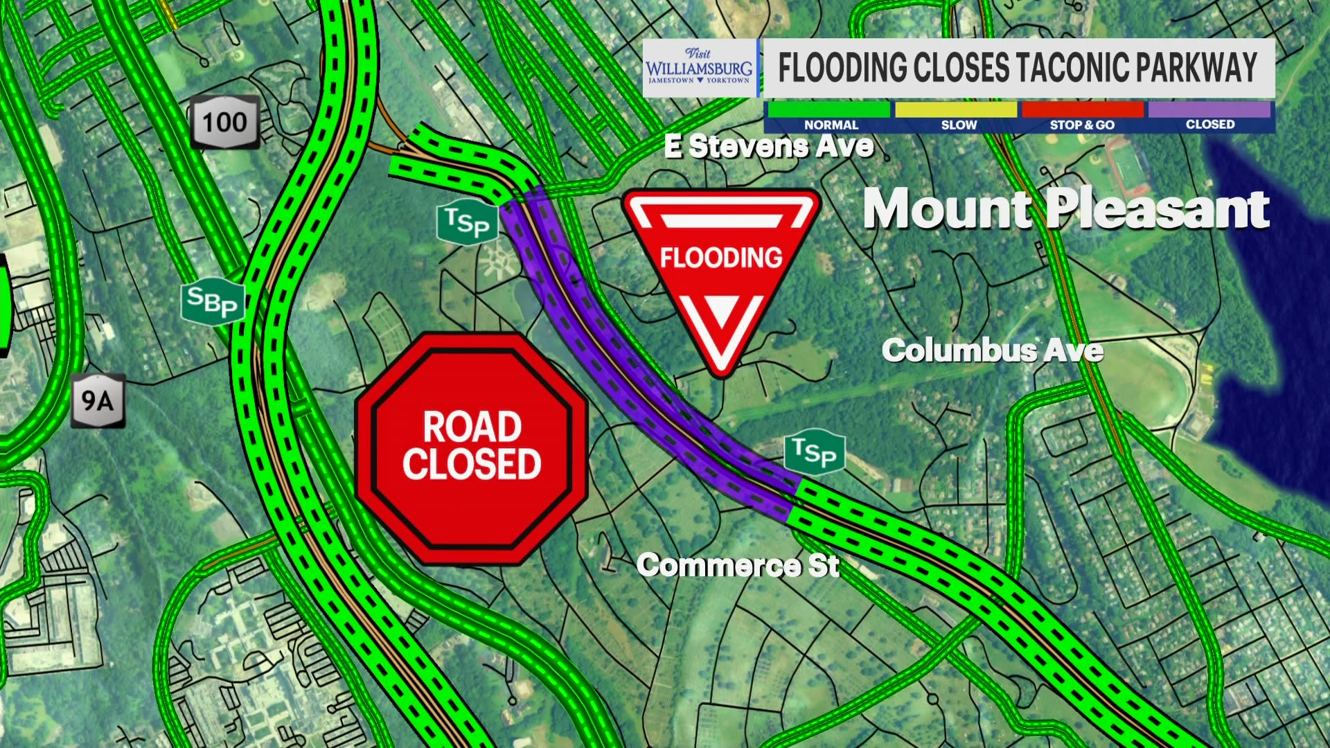 Roads closed by flooding reopen across the Hudson Valley