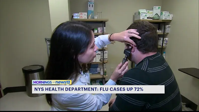 Story image: NYS Health Department: Flu is widespread with cases up 72% in New York City