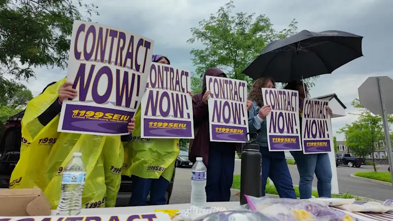 Story image: Optum Health workers stage 6 different protests in the Hudson Valley to demand fair first contract