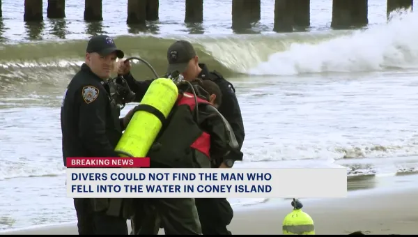NYPD: Search for person in the water near Coney Island boardwalk unsuccessful