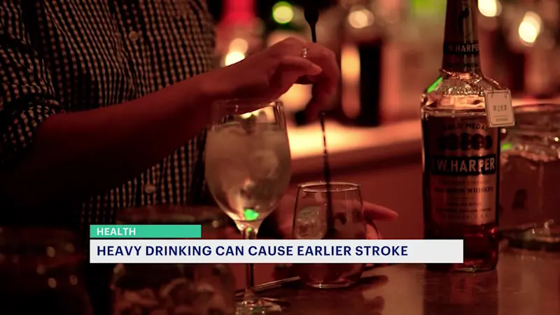 Story image: Heavy drinking can cause more severe stroke, study finds