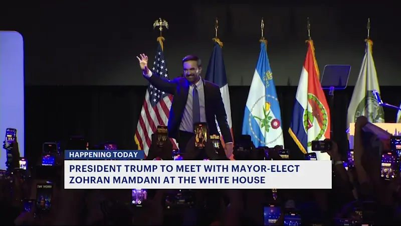 Story image: Mayor-elect Mamdani heading to DC to meet with President Trump
