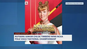 Jersey Proud: Rutgers Track and Field star Timberg wins NCAA title in pole vault