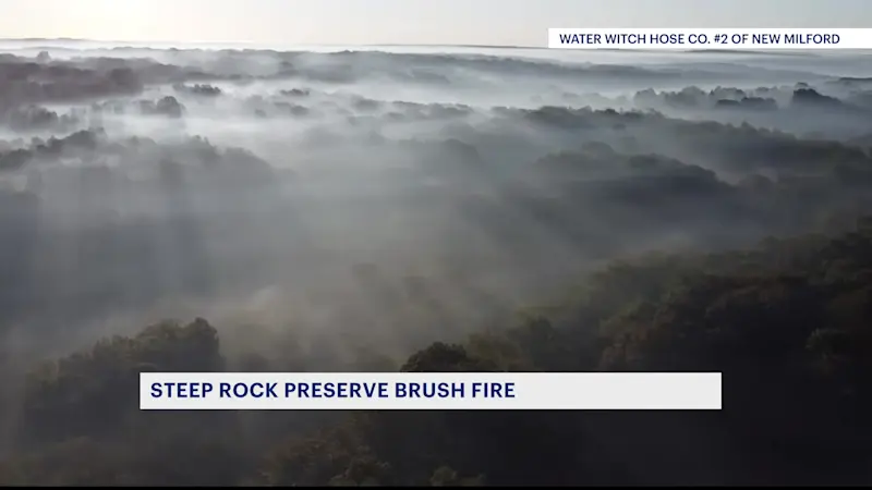 Story image: Firefighters battle brush fire in Washington